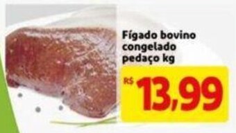 Extra Supermercado Figado Bovino Congelado pedaco 1kg oferta