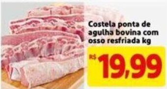 Extra Supermercado Costela Ponta de Agulha bovina com osso resfriada 1kg oferta