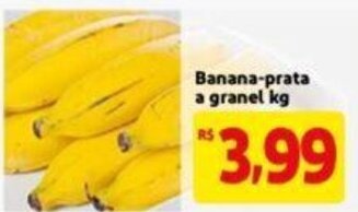 Extra Supermercado Banana Prata a granel 1kg oferta