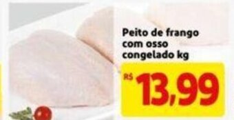 Extra Supermercado Peito de Frango Com Osso Congelado 1kg oferta