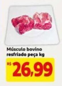 Extra Supermercado Musculo bovino resfriado peca kg oferta