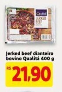 Jerked Beef dianteiro bovino Qualita 400g