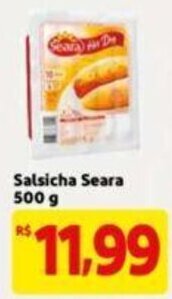 Extra Supermercado Salsicha Seara 500g oferta