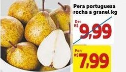 Mercado Extra Pera portuguesa rocha a granel 1kg oferta