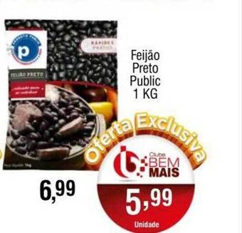 Supermercado Bem Barato Feijão Preto Public oferta