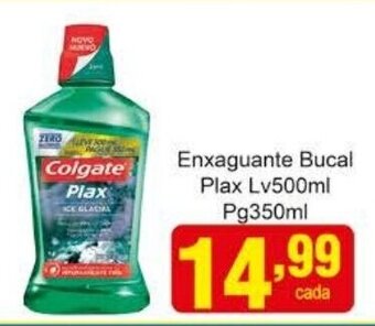 Rossi Supermercado Enxaguante bucal Plax Lv500ml Pg350ml oferta
