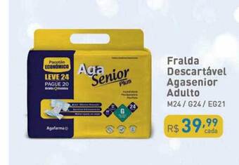 Fralda Descartável Agasenior Adulto
