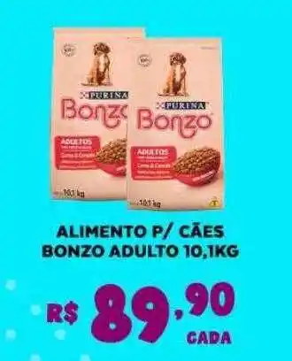 Bahamas Supermercados Alimento P Cães Bonzo Adulto oferta
