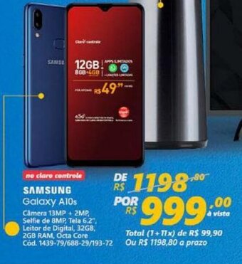 Samsung galaxy A10S