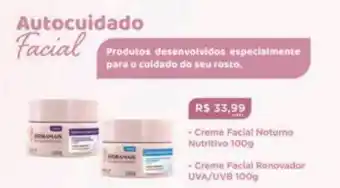 Drogaria São Paulo Creme Facial Noturno Nutritivo Creme Facial Renovador Uva Uvb Hidramais oferta