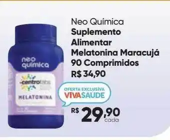 Neo Quimica Suplemento Alimentar Melatonina Maracujá