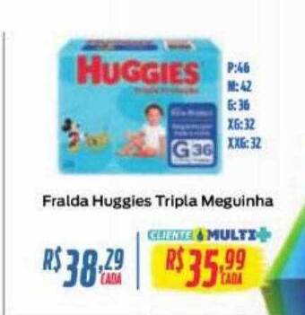 Farmácia Dose Certa Fralda Huggies Tripla Meguinha oferta