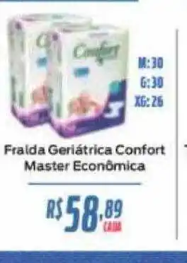 Fralda Gerlátrica Confort Master Econômica