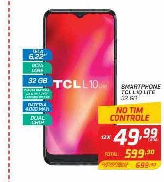 GBarbosa Smartphone Tcl L10 Lite oferta
