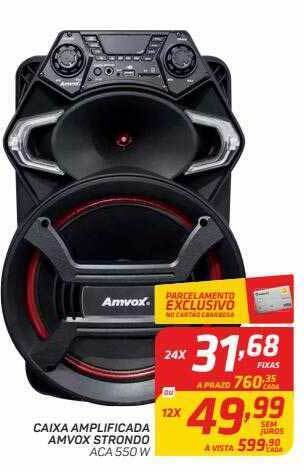 GBarbosa Caixa Amplificada Amvox Strondo oferta
