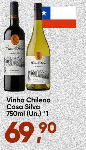 Imec Supermercados Vinho Chileno Casa Silva oferta