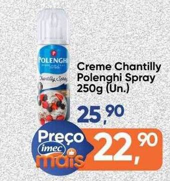 Creme Chantilly Polenghi Spray