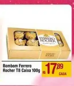 Max Atacadista Bombom Ferrero Rocher T8 Caixa oferta