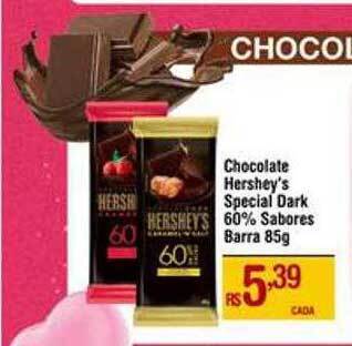 Max Atacadista Chocolate Hershey's Special Dark 60% Sabores Barra oferta