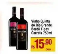Max Atacadista Vinho Quinta Do Rio Grande Bordô Tipsos Garrafa oferta