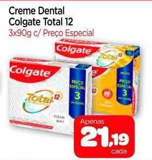 Nordestão Creme Dental Colgate Total 12 oferta