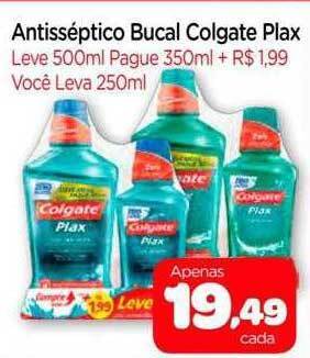 Nordestão Antisséptico Bucal Colgate Plax oferta