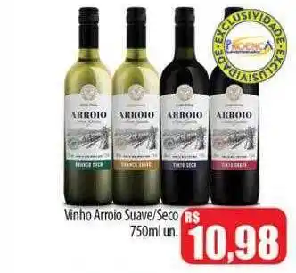 Proença Supermercados Vinho Arroio Suave Seco oferta