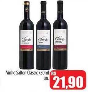 Proença Supermercados Vinho Salton Classic oferta