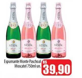 Proença Supermercados Espumante Monte Paschoal Moscatel oferta