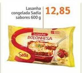 Sonda Lasanha Congelada Sadia Sabores oferta