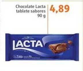 Sonda Chocolate Lacta Tablete Sabores oferta