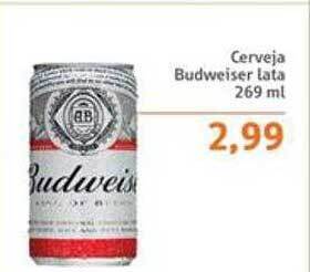 Sonda Cerveja Budweiser oferta