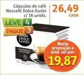 Cápsulas De Café Nescafé Dolce Gusto Leve 4 Pague 3