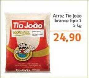 Sonda Arroz Tio João Branco Tipo 1 oferta