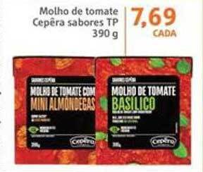Sonda Molho De Tomate Cepêra Sabores oferta