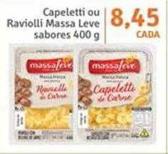 Sonda Capeletti Ou Raviolli Massa Leve Sabores oferta