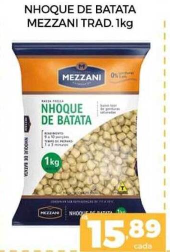 Supermercados Avenida Nhoque De Batata Mezzani Trad. oferta