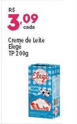 Supper Rissul Creme De Leite Elegê oferta