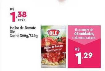 Supper Rissul Molho De Tomate Olé oferta