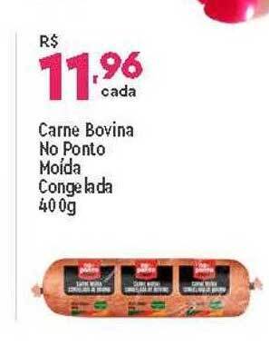 Supper Rissul Carne Bovina No Ponto Moida Congelada oferta