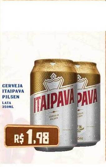 Rebouças Supermercados Cerveja Itaipava Pilsen Lata oferta