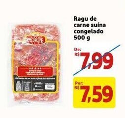 Mercado Extra Ragu de Carne Suina Congelado 500g oferta