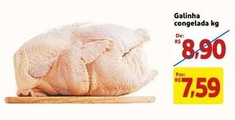 Mercado Extra Galinha congelada 1kg oferta