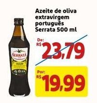 Azeite de oliva extravirgem Portugues Serrata 500ml