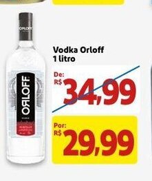 Mercado Extra Vodka Orloff 1L oferta