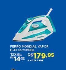 DB Supermercados Ferro a vapor mondial oferta