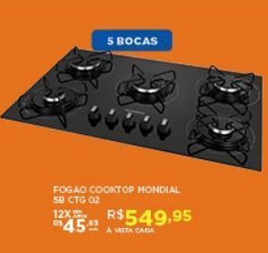 DB Supermercados Fogão mondial oferta