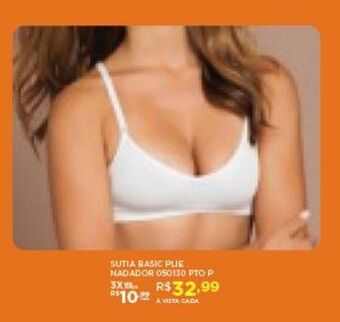 DB Supermercados Sutiã basic oferta