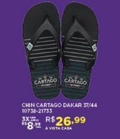 DB Supermercados Chinelo masculino cartago oferta