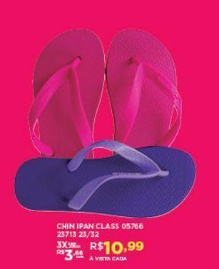 Chinelos ipanema